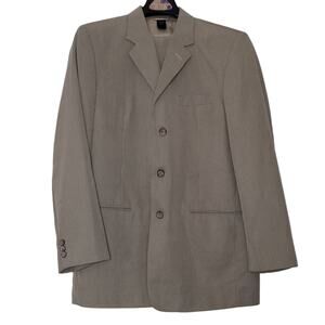 men's claiborne modal blend striped suit